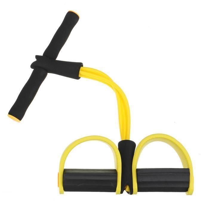 Sangle de musculation cuisses adducteurs pectoraux leg trainer Jaune