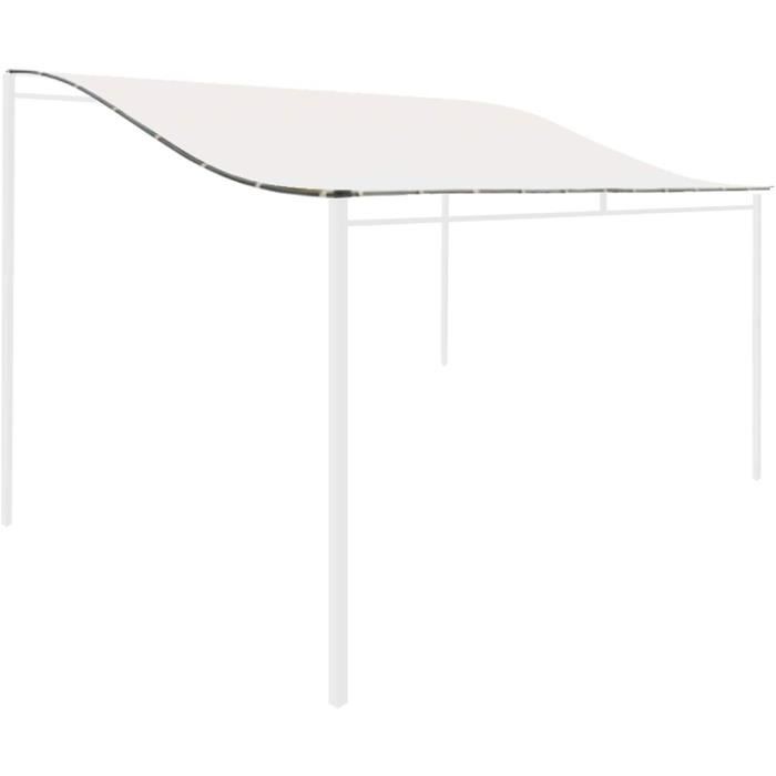 PERGOLA Fuguzhu Tonnelle de barbecue en toile 420D imperméable pour toit extérieur terrasse arrière (suppor1499