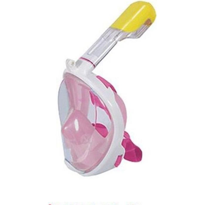 Rose Masque de plongée sous-marine, intégral, visage, Anti-buée, Snorkeling, pêche sous-marine, lunettes d'en