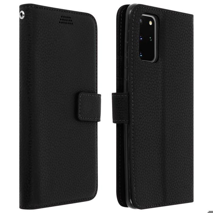 Housse Samsung Galaxy S20 Étui Folio Porte carte Support Vidéo - noir Noir