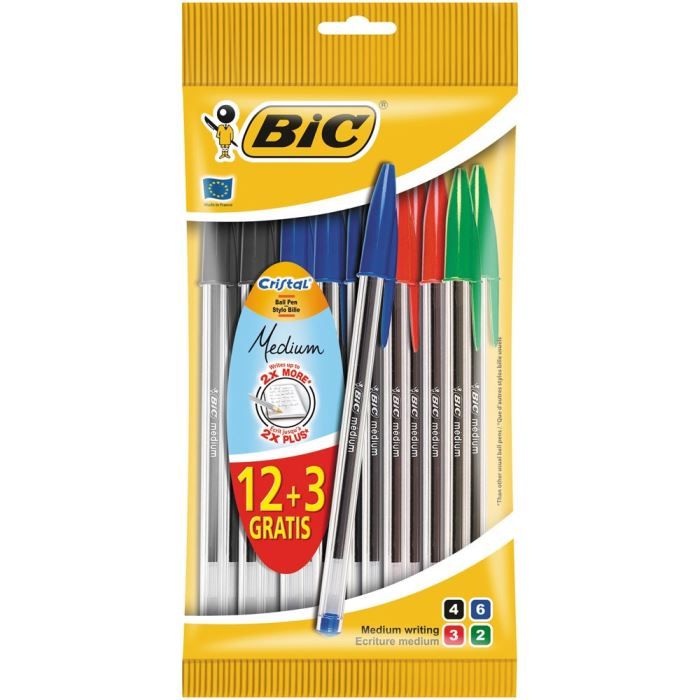 Stylo 4 Couleurs Le Plus Cher Du Monde Stylo Bic achat / vente de Stylo pas cher