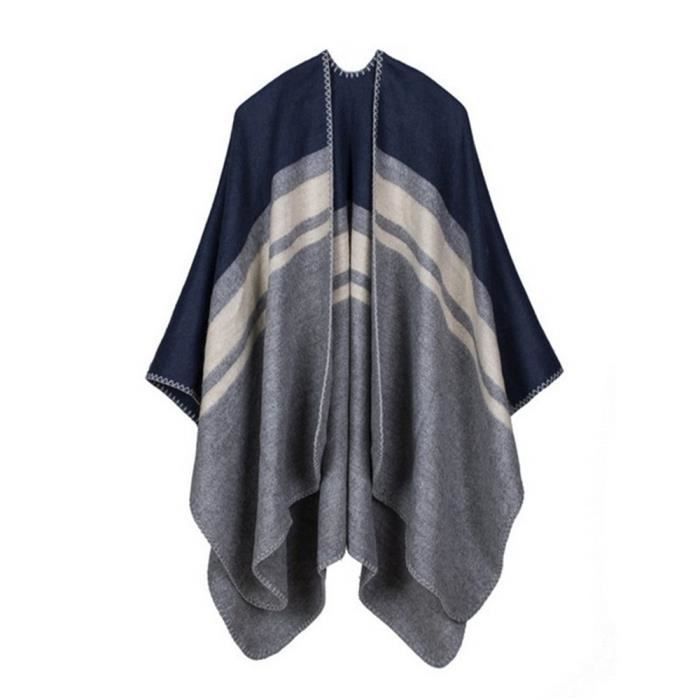 Cape Poncho Femme/Poncho et Cape Tricot Châle