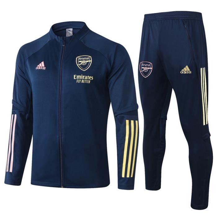Ensemble Survêtement Arsenal - Maillot de Foot Enfants Homme 2020-21 Ensemble Survêtement Jogging Vêtements de Football