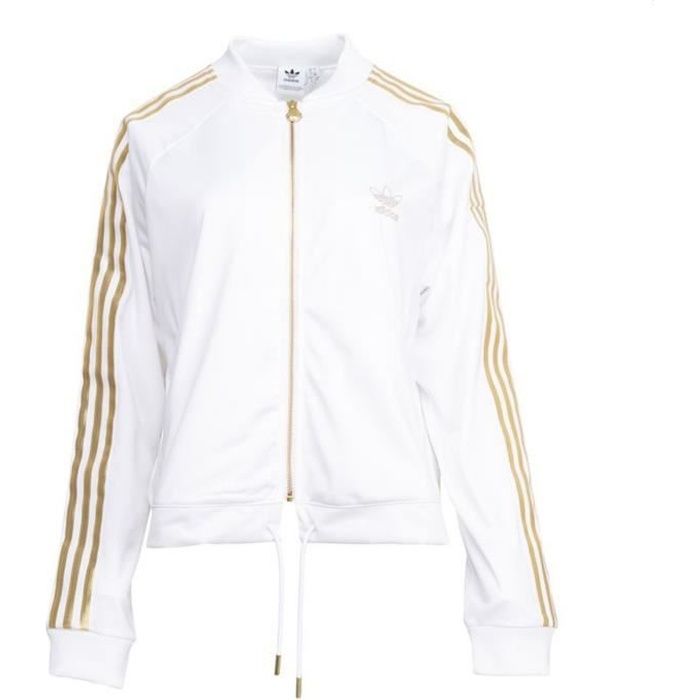 adidas Originals Sst Tt 2.0 Veste de survêtement Femme Blanc FR34