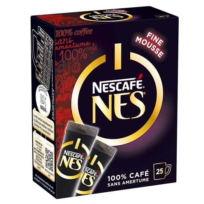 LOT DE 3 - NESCAFE Nes - Café soluble 25 sticks - 50 g