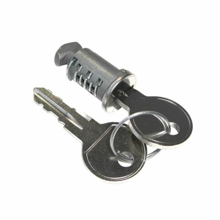 Serrure à clé pour porte-vélos Peruzzo - noir/argenté - TU