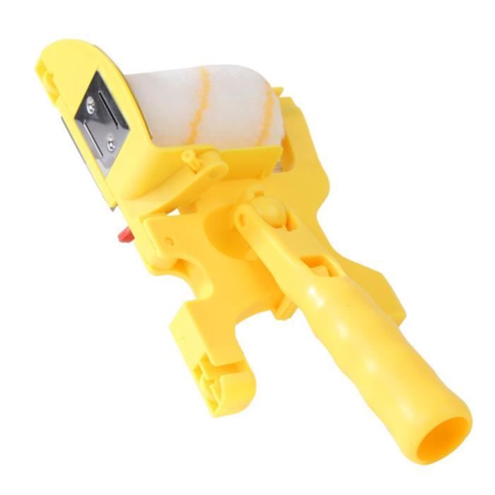 Brosse à peinture à rouleau Outil de coupe sans couture latérale à murale pour maison (Jaune) SAC A DOS