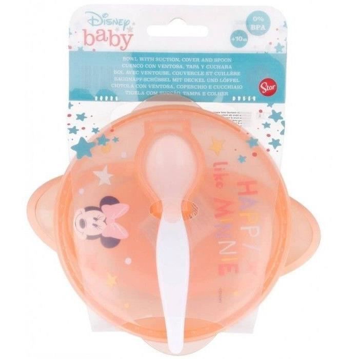 Disney Baby - Bol bébé avec ventouse, couvercle et cuillière