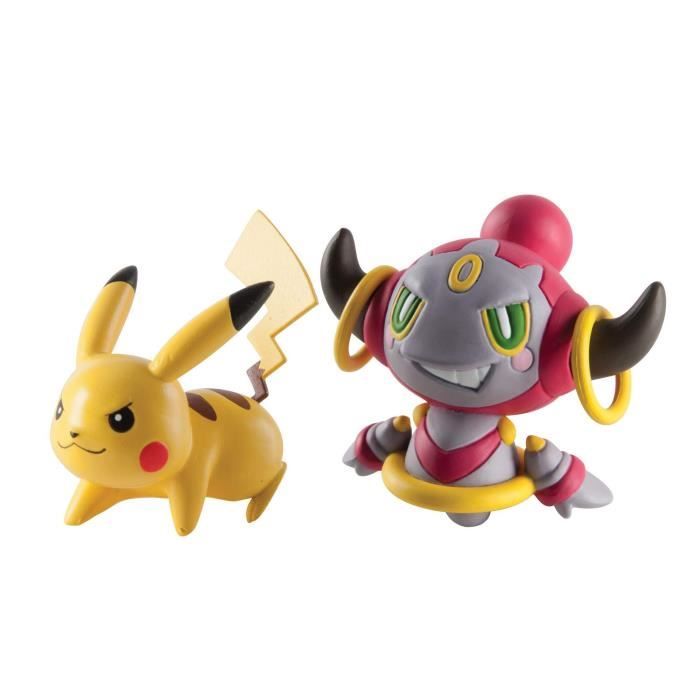 TOMY T18865 - Pack de Figurines - Combat - Pikachu vs Hoopa
