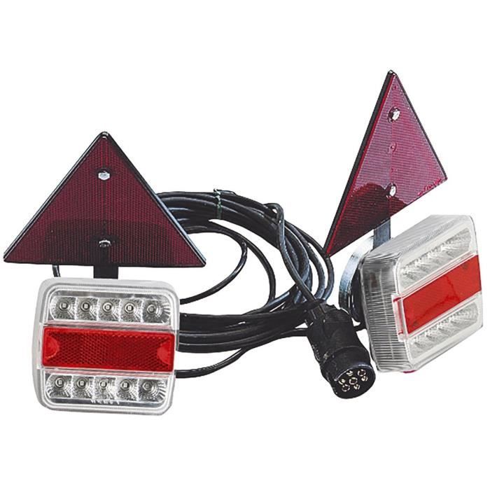 SPOTLIGHT Kit magnétique Entre Feu à LED + Triangles Réfléchissants - 4 m - Alim 7,5 m