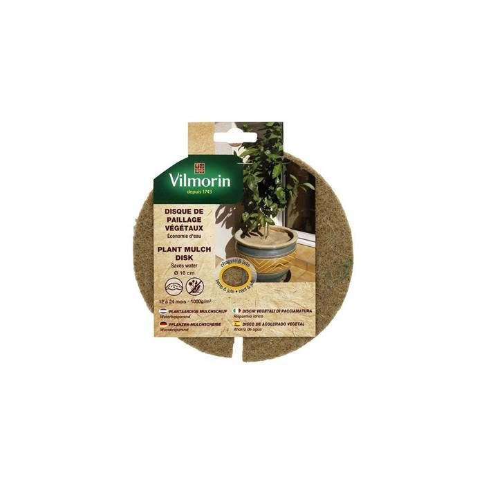 Disque de paillage végétaux 1000g/m² - Ø 30cm