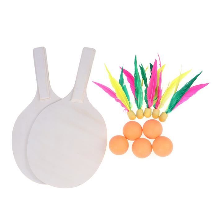 1 PC Portable Durable Non Toxique Pratique En Bois Badminton Tennis Set KIT BADMINTON - PACK BADMINTON - ENSEMBLE BADMINTON