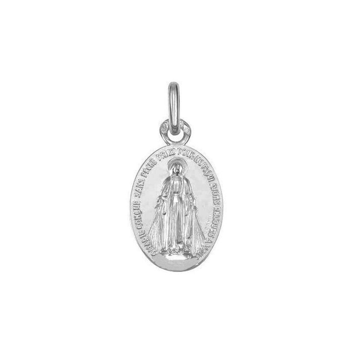 Pendentif medaille miraculeuse gravée argent massif 925/000 garanti