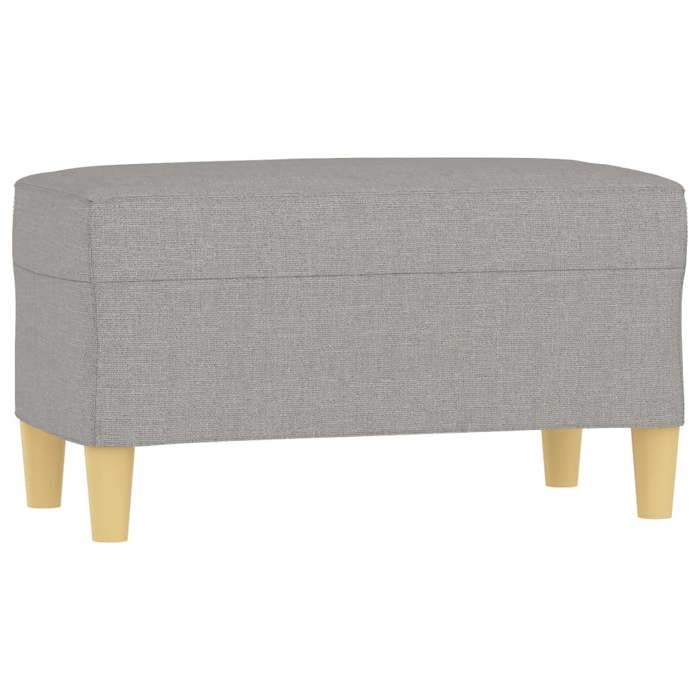 Banc/Banquette - UU - Gris clair 70x35x41 cm - Tissu LL162560
