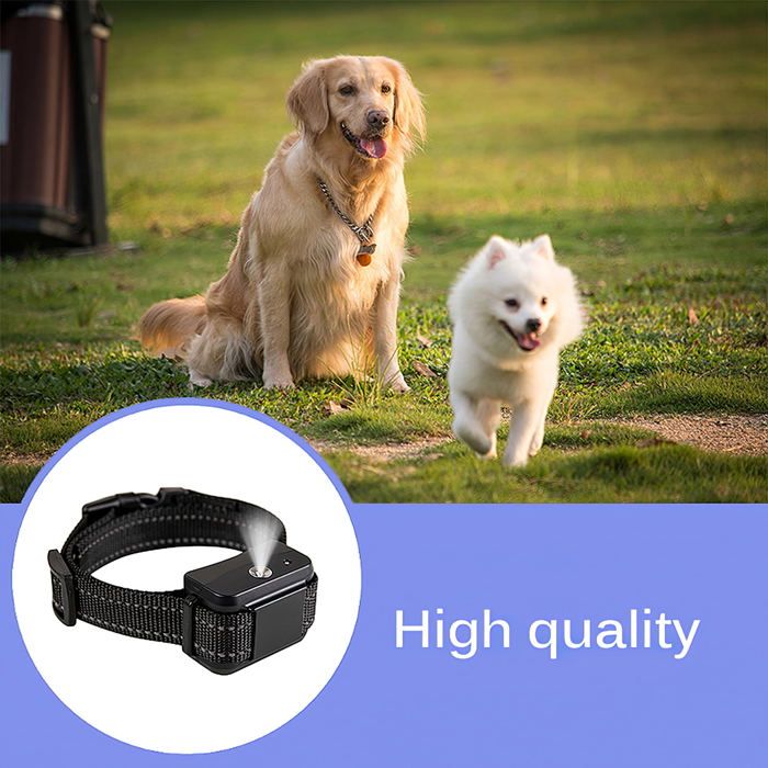 Meilleurs prix pour Collier anti-aboiements rechargeable pour chien avec ceinture réfléchissante réglable pour chien Contrôle automatique des aboiem