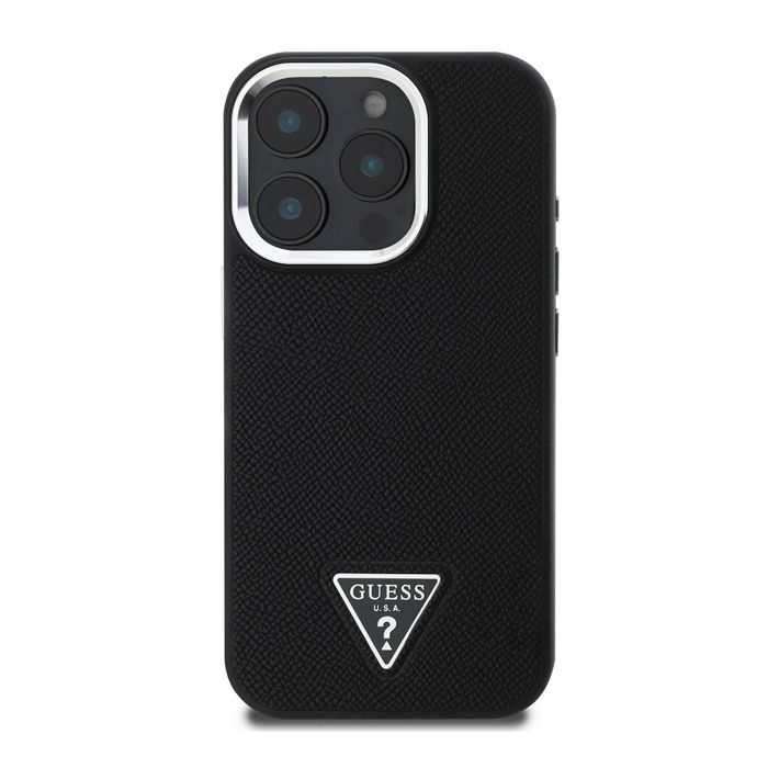 Étui Guess pour iPhone 16 Pro Max 6.3 étui rigide Grained Triangle MagSafe Neuf - vue 5