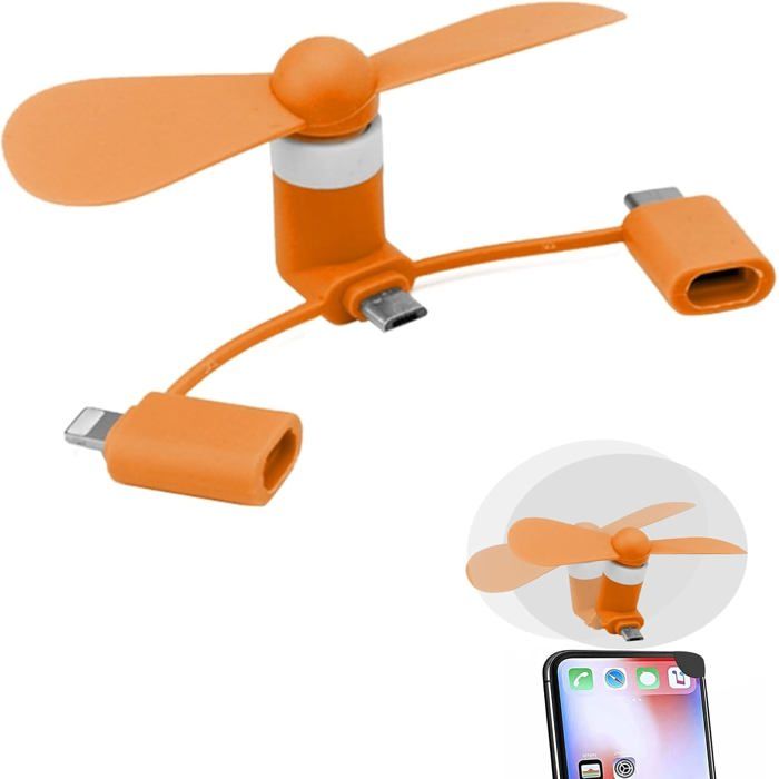 Mini ventilateur universel pour téléphone portable mini ventilateur silencieux pour téléphone portable et tablette - Ulisem