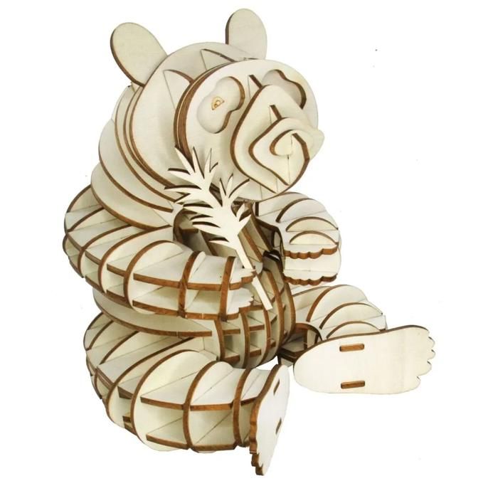 Puzzle 3D en bois Panda