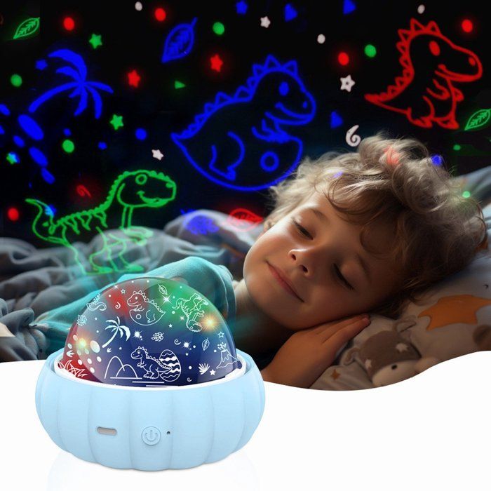 Projecteur de ciel étoilé - Lampe ciel étoilé -Lampe LED pour enfants -Veilleuse projecteur pour enfants - Rotation à 360° + 3