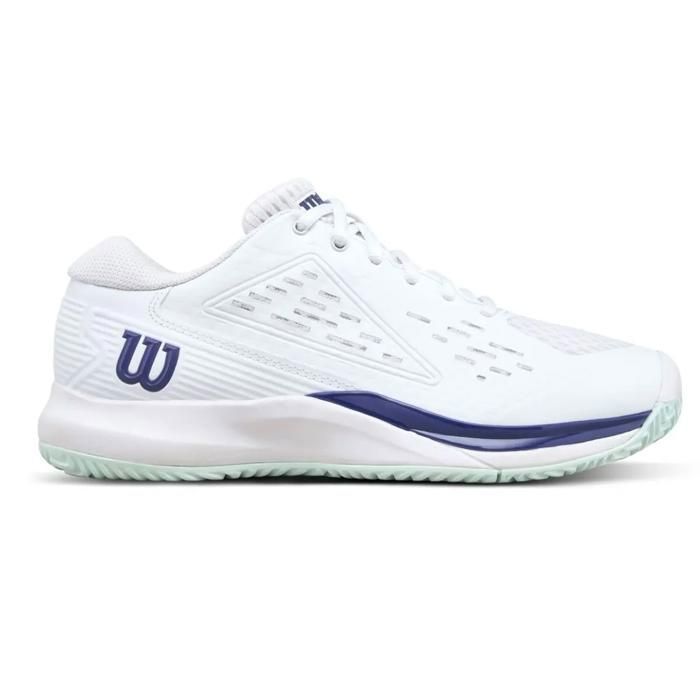 Chaussures de tennis enfant Wilson Rush Pro Ace - white/bay/skip Chaussures de tennis enfant Wilson Rush Pro Ace - white/bay/skip