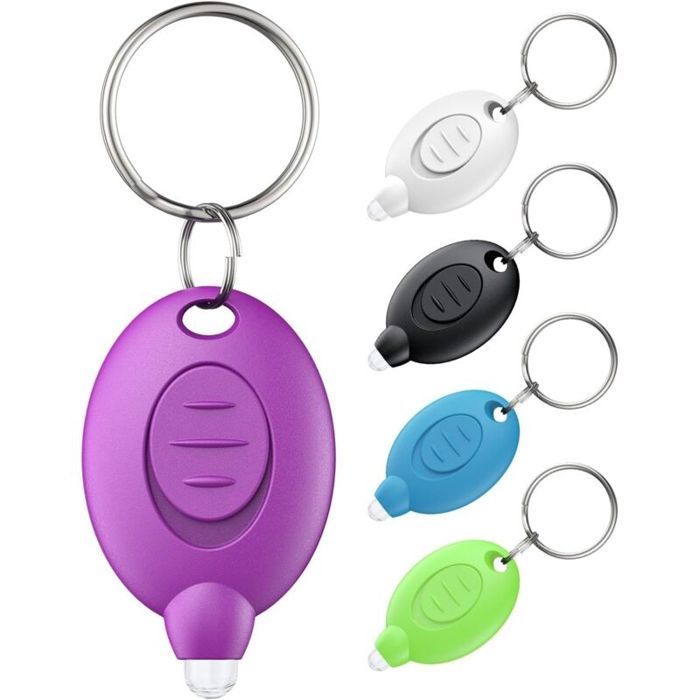 Lot de 5 lampes de poche à LED Mini lampe de poche à LED 12 lumens portable super lumineuse alimentée par batterie pour le camping