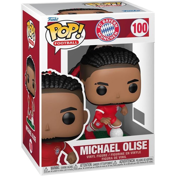 Figurine Pop Funko - FUNKO - Olise - Bayern Munich - PVC 9 cm - Gamme Pop! Figurine Pop Funko - FUNKO - Olise - Bayern Munich - PVC 9 cm - Gamme Pop!