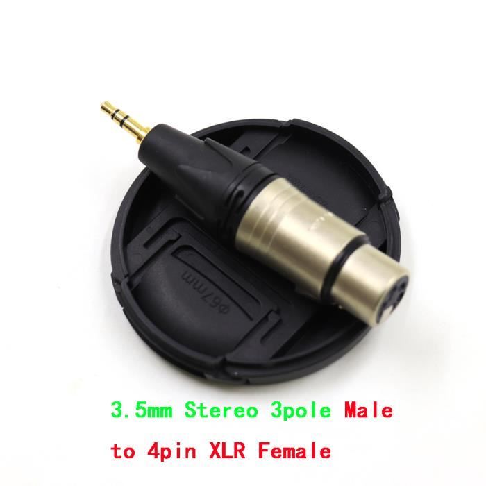 Lot De 4 Adaptateurs XLR 3 Broches – Mâle Vers Mâle Et Femelle Vers Femelle – Adam Hall, Neuf