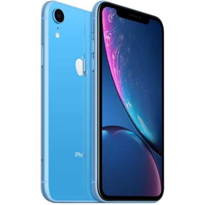 APPLE Iphone Xr 256Go Bleu - Reconditionné - Excellent état Reconditionné - Apple reconditionné disponible sur Cdiscount Seconde Vie