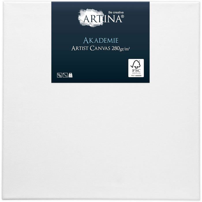 Artina Toile A Peindre 30x30cm 280g M Akademie Appretee 2 Fois Chassis Entoile Qualite Fine Achat Vente Chassis De Toile Artina Toile A Peindre 30x3 Cdiscount