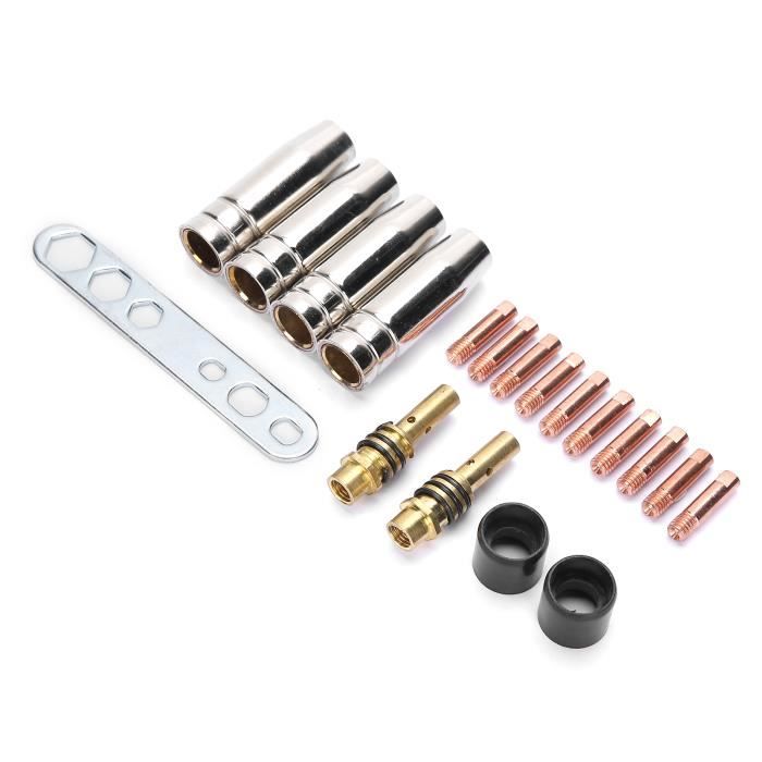 Lot De 5 Pointes De Contact De Soudure MIG - 0,6 Mm - Filetage M5 - Pour Torches Clarke, Sealey, Etc.