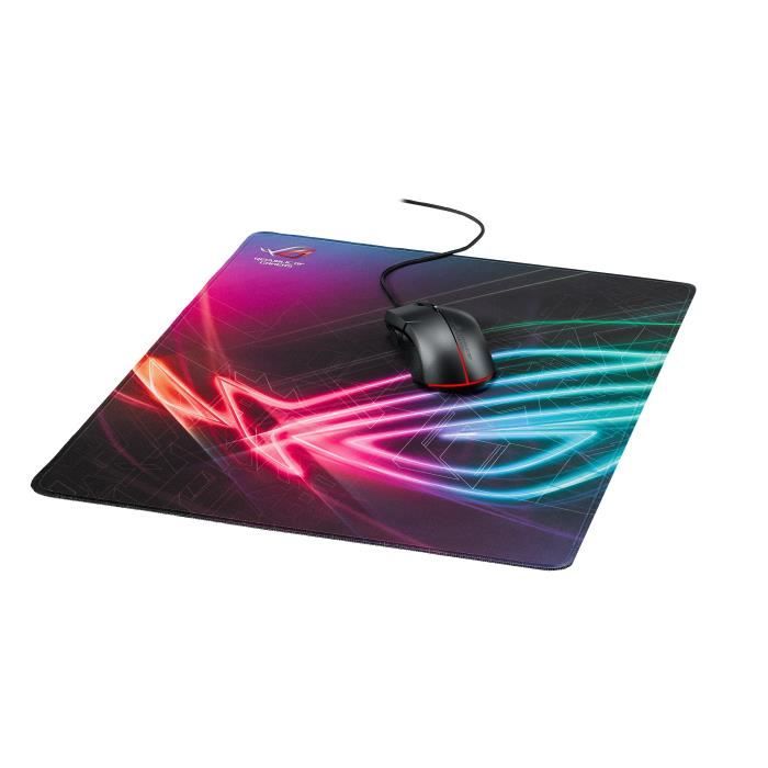 Tapis De Souris Xxl Rgb Corsair Asus Tapis De Souris Gaming Rog Strix Edge Prix Pas Cher Cdiscount