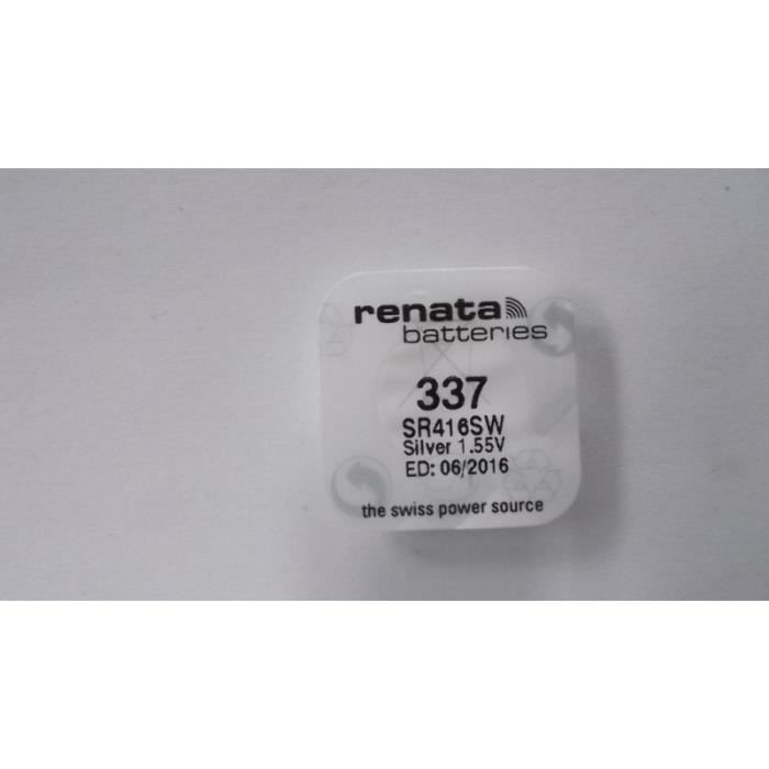 Pile renata 337 sr416sw Cdiscount Jeux Jouets