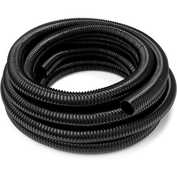 Tuyau Spiralé PVC 4 M X 25 Mm Pour Bassin, Pompe, Irrigation - Flexible, Résistant UV