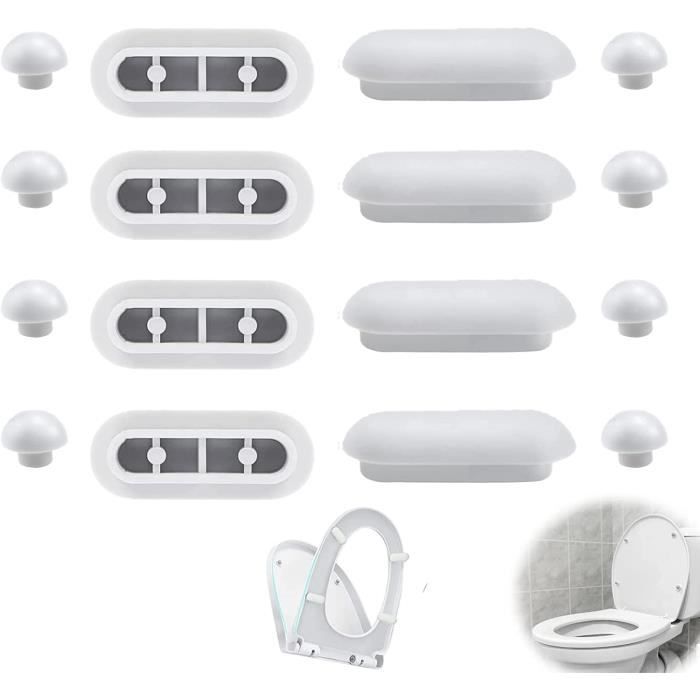 Lot De 9 Outils De Levage Pour Siège De Toilette - Trois Couleurs - Poignée De Couvercle De Toilette Pour éviter De Toucher - Languette De Levage Pour Siège De Toilette Pour La Maison, Le Bureau