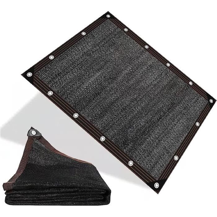 Toile D'ombrage Extérieur 85% HDPE Avec œillets, 1x1m,1x3m,1x6m,2x3m