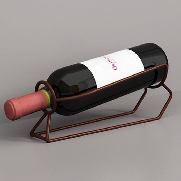 Support De Bouteille De Vin De Table, Support De Vin De Table Pour Une Bouteille, Présentoir Horizontal En Fer Pour Salon, Bar à Domicile