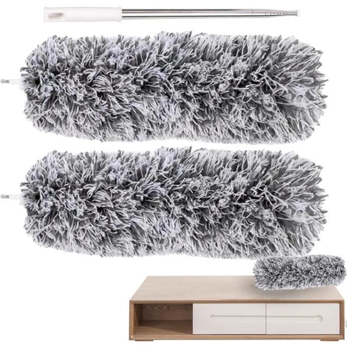 Lot De 4 Plumeaux Microfibre | 10 Pouces | Doux Et Moelleux | Poignée Ergonomique | Neuf