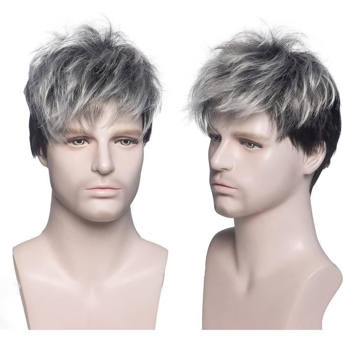 Perruque cheveux naturels homme hotsell