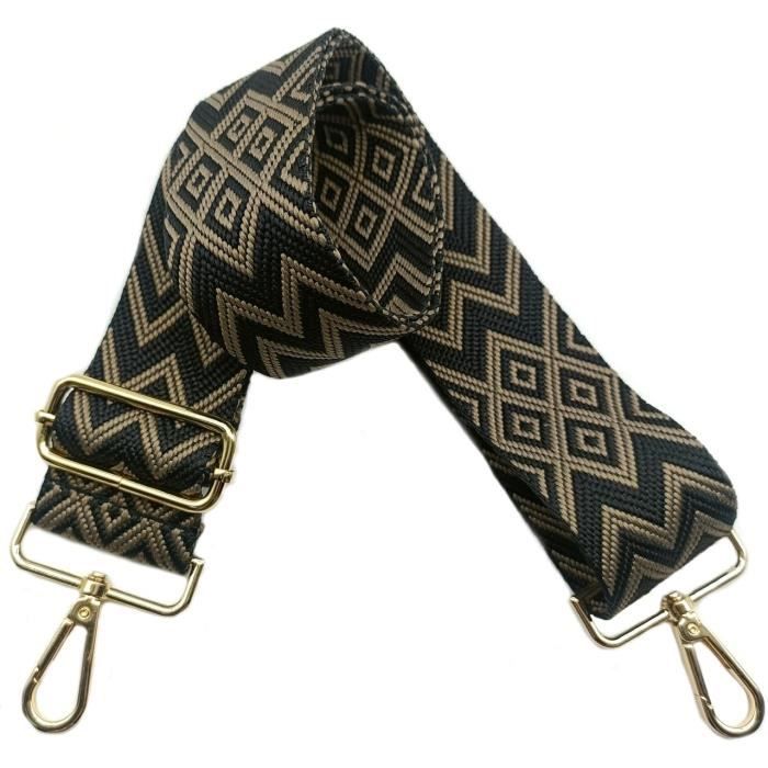 Sangle Réglable Pour Sac à Main - 47 Cm En Cuir Avec Boules Et Boucles, Couleur Kaki - Marque Uxcell