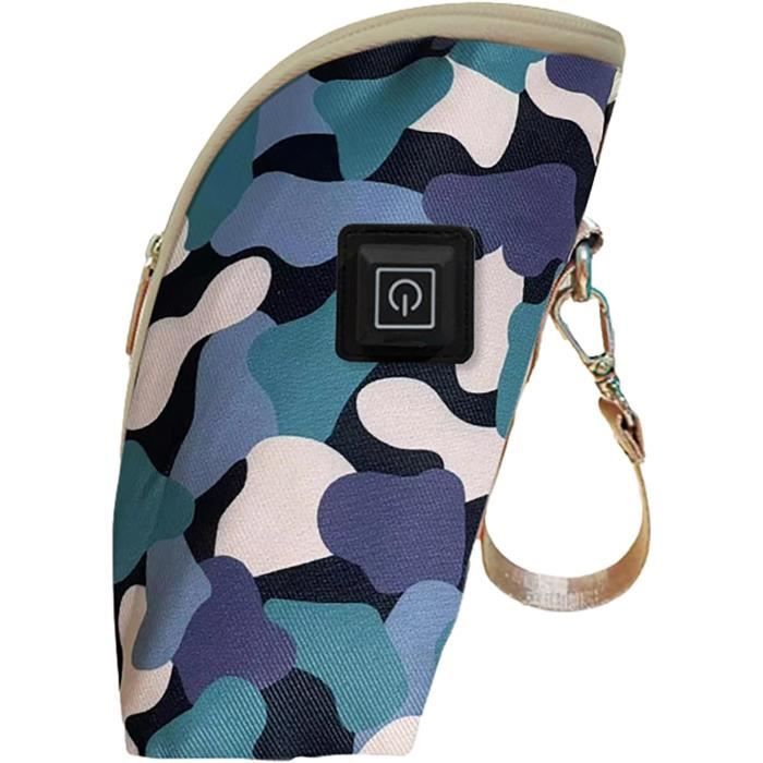 Sac Isotherme Pour Biberon - Portable, Accrochable, Maintient Au Chaud 2-4h, 22x8cm