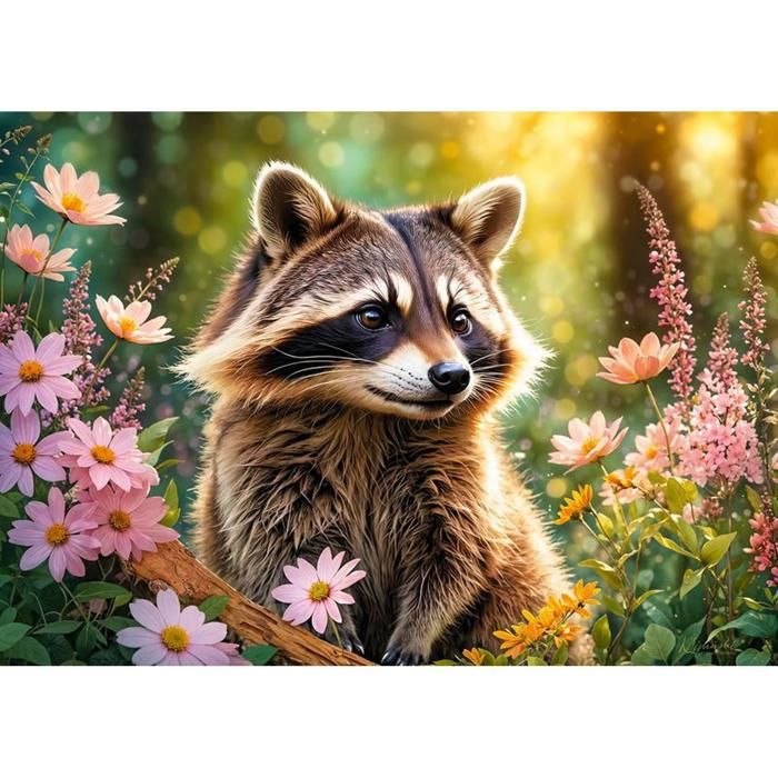 Puzzle 500 pièces : Un explorateur de la forêt