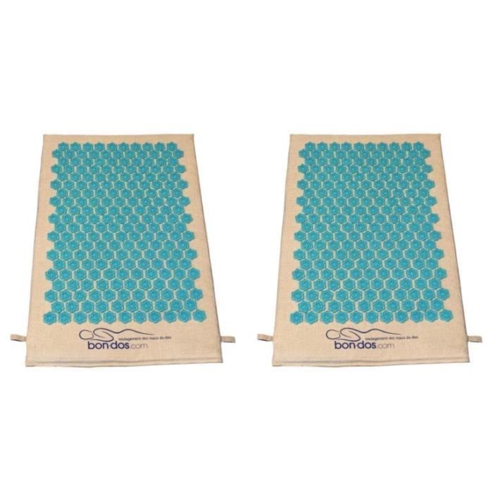Pack 2 Tapis D Acupression Fleur De Lotus Pour Soulager Maux De Dos Améliorer Le Sommeil Grâce à Un Champ De Fleurs De Lotus Prix Pas Cher Cdiscount