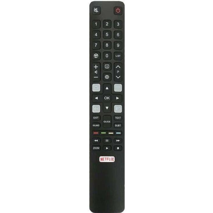 Télécommande Thomson / TCL - Modèle RC802V - Compatible 55UD6696, 55UD6696P5, 55UE6400 - Neuf Sous Blister