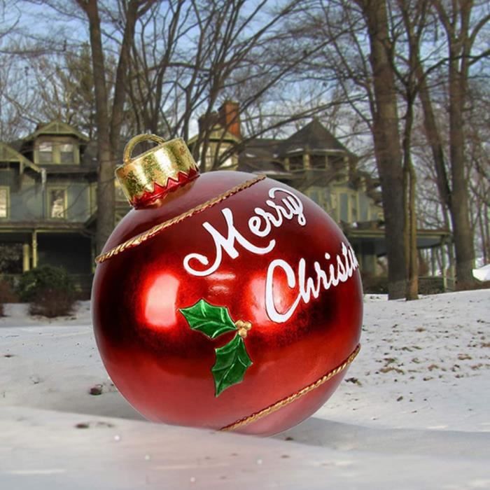 Boule de Noël Gonflable en PVC,Grandes Boules de Noël,Grosse Boules de
