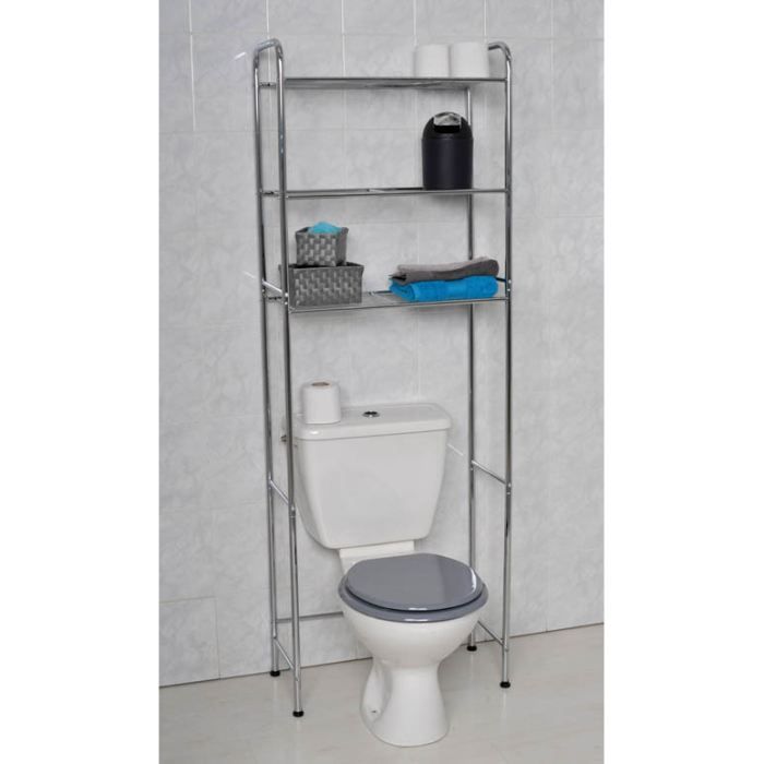 Meuble Wc Metal Chrome Achat Vente Colonne Armoire Wc Meuble