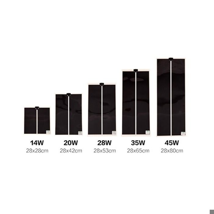 Tapis Chauffant Terrarium 28W, 28 X 28 Cm Chauffage Terrarium Avec