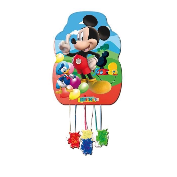 Dimensions: 33x46 cm Multicolore Profil Piñata Disney Mickey Mouse pour fêtes et Anniversaires ALMACENESADAN 0840 
