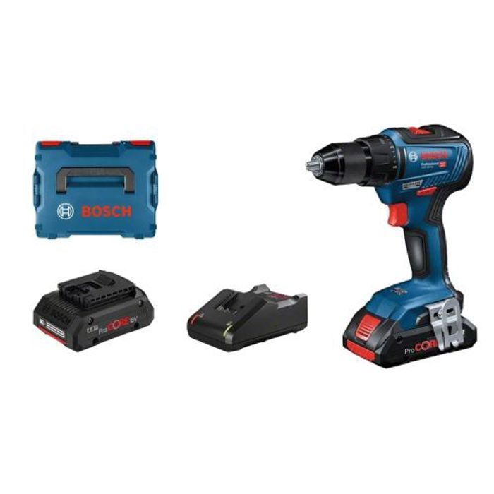 Perceuse visseuse Bosch pro GSR 18V-55 18 V 2X3Ah sans fil L-Boxx