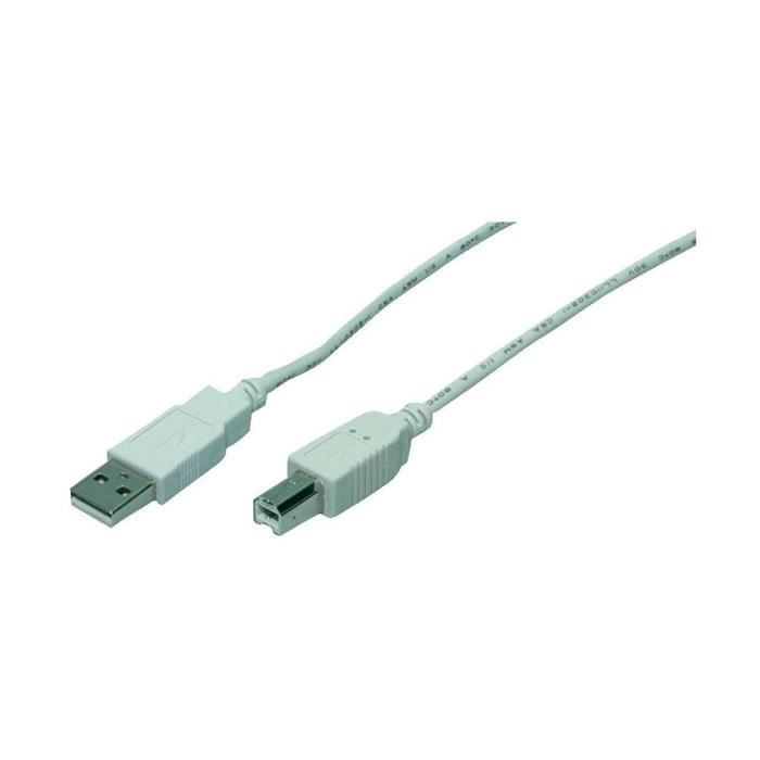 Câble USB 2.0 CONRAD A/B 3m Bulk