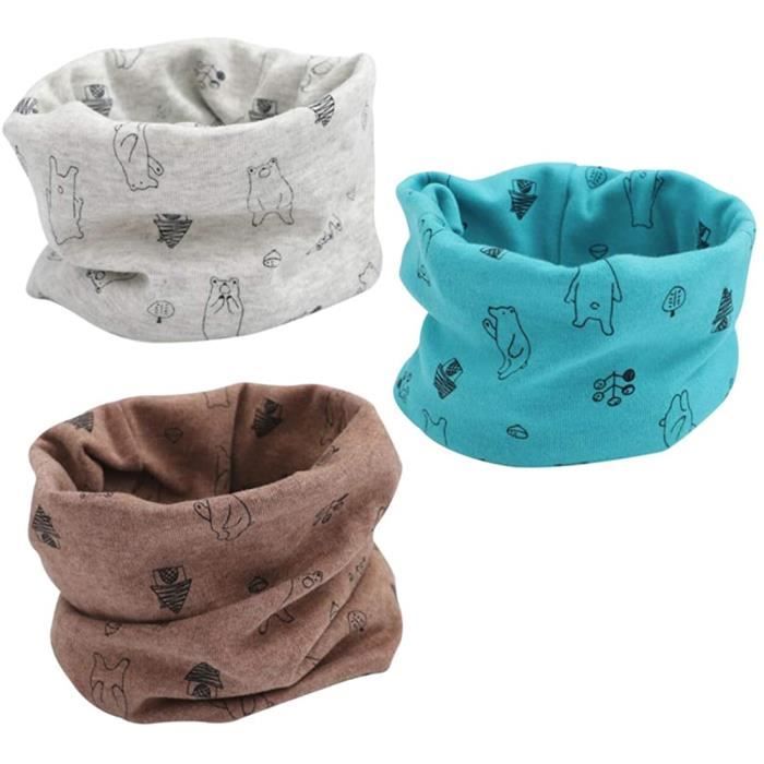3 Pcs Unisexe Echarpe Cachecou Bebe Enfant 08 Anscoton Doux Chaud Pour Printemps Automne Hivermultifonction Foulard Bandeau Cdiscount Puericulture Eveil Bebe